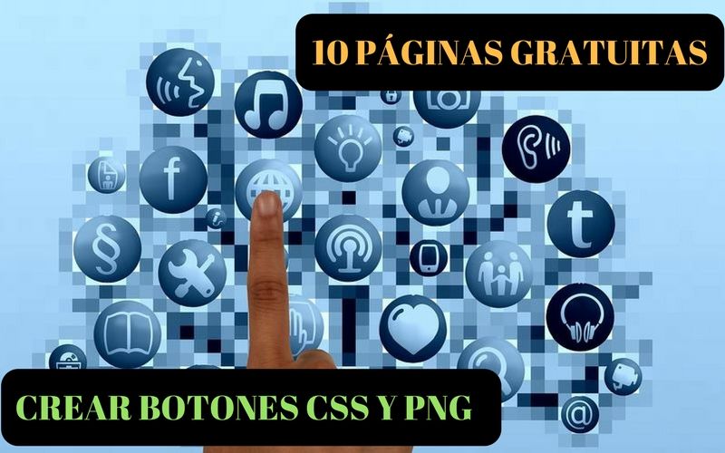 10 páginas para crear botones CSS y PNG totalmente gratis
