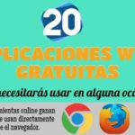 20 aplicaciones web gratuitas que necesitarás usar en alguna ocasión