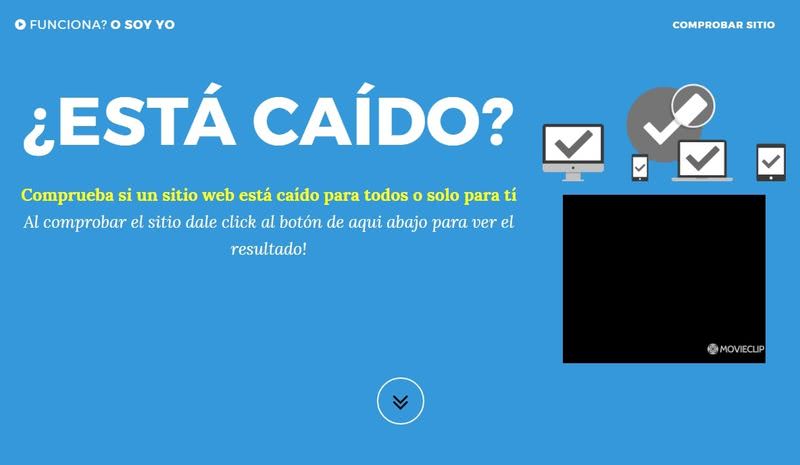 Comprobar si un sitio está caído con estas 3 aplicaciones web gratuitas