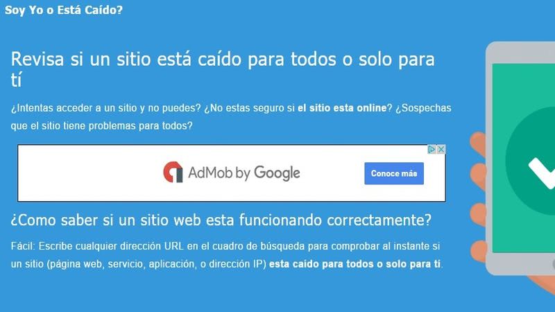 Comprobar si un sitio está caído con estas 3 aplicaciones web gratuitas