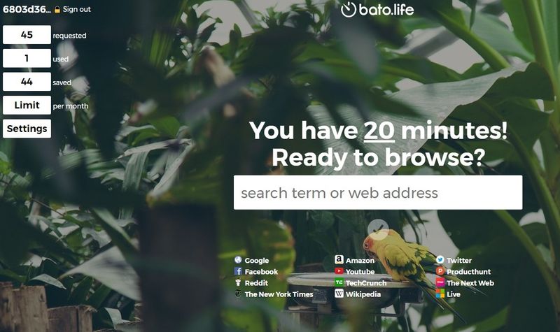 Aplicación web para controlar el tiempo que pasas navegando por la web