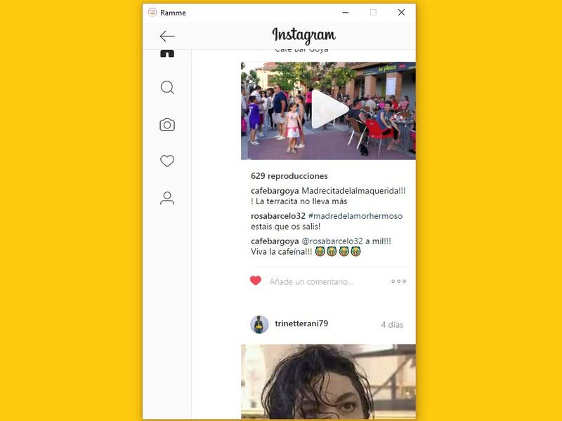 Ramme: software gratuito para publicar fotos en Instagram desde el PC
