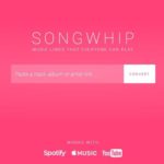 Songwhip: genera un enlace único para compartir canciones de múltiples plataformas