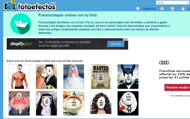 Crear fotomontajes gratis online con estas 10 páginas