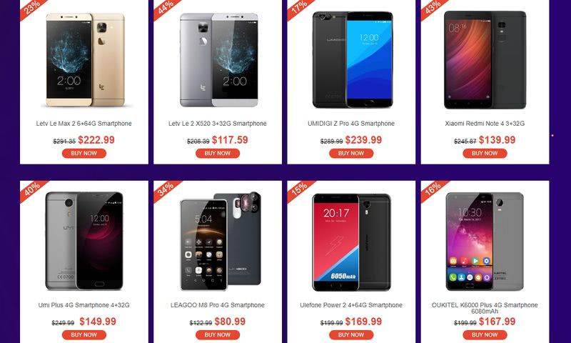 Mejores teléfonos del mercado a precio de risa en aniversario de TomTop