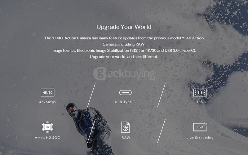 YI 4K+ Action Camera: espectacular cámara con importante descuento