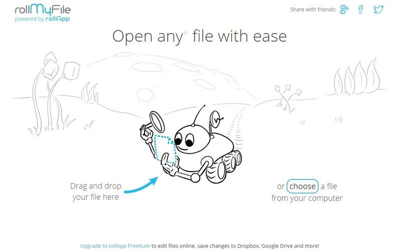 rollMyFile: web para abrir y visualizar más de 500 formatos de archivos
