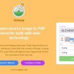 Alchemy: software gratuito para crear documentos PDF y animaciones GIF