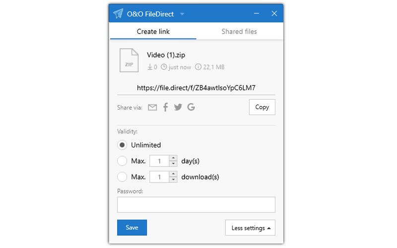 Software gratis para enviar archivos sin límite de tamaño de forma segura