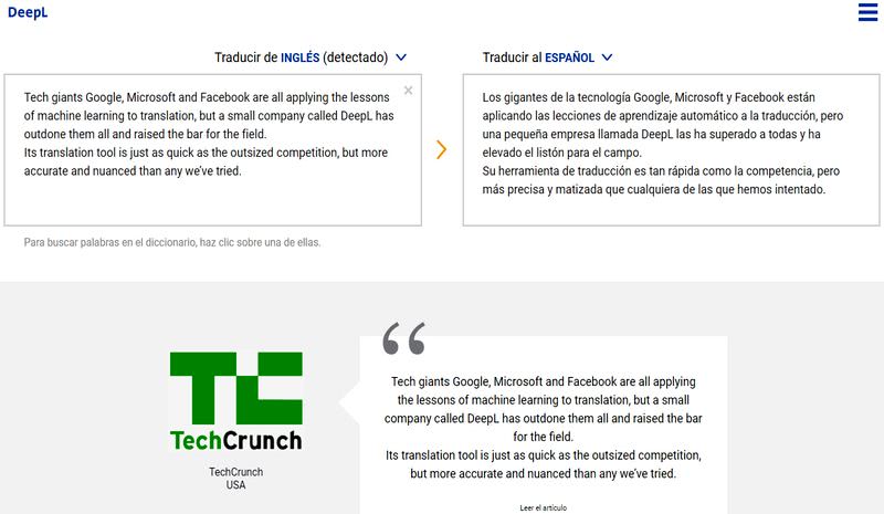 Traductor web gratuito que supera a Google y alternativas, es DeepL