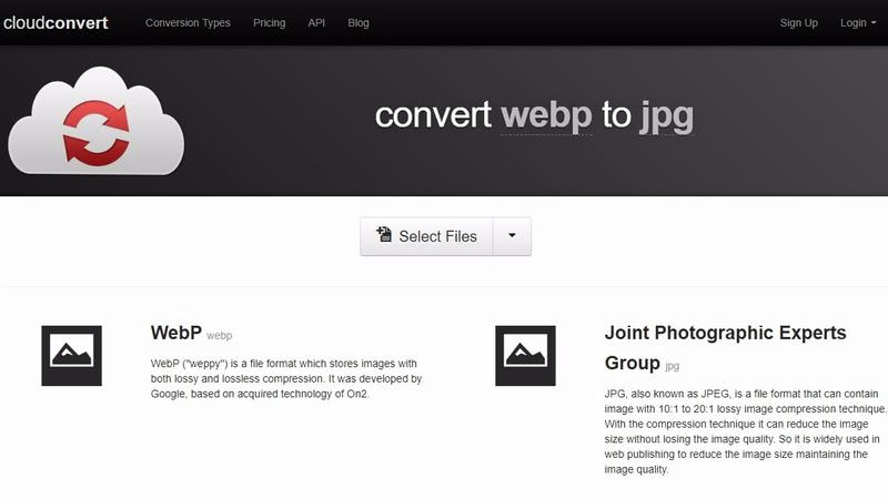 5 sitios para convertir imágenes WebP a JPG en un momento