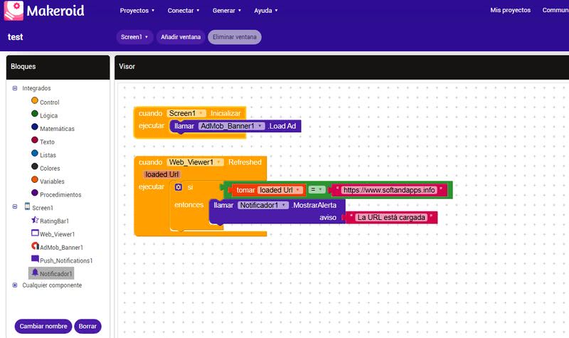 Makeroid: utilidad web gratuita para crear apps Android