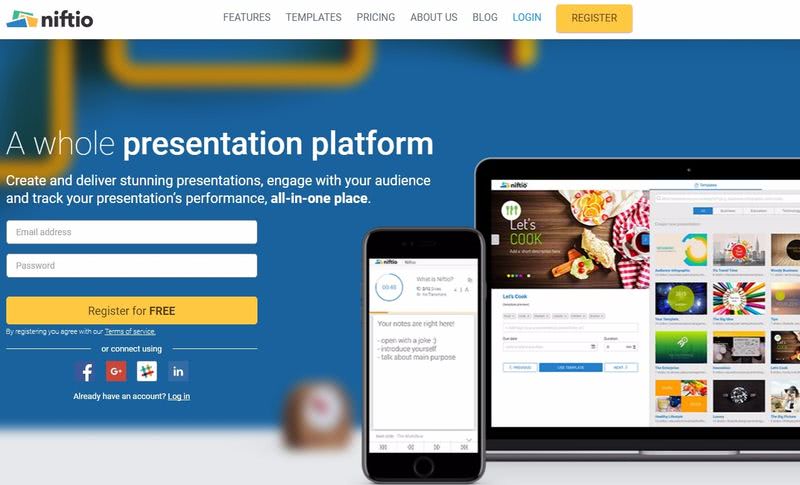 Niftio: nueva utilidad web gratuita para crear presentaciones profesionales