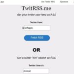 TwitRSS: crear RSS de Twitter gratis y en apenas un instante