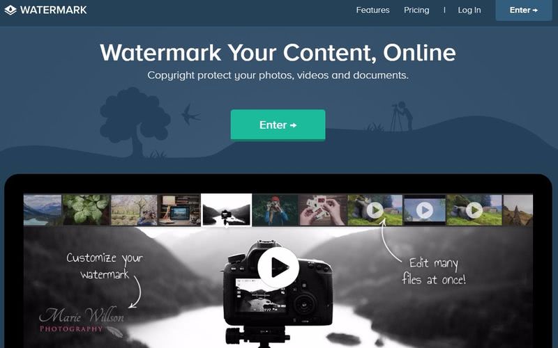 Añadir marcas de agua a vídeos e imágenes con esta aplicación web