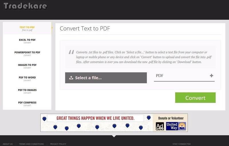 Tradekare: 7 aplicaciones web para convertir y comprimir archivos PDF