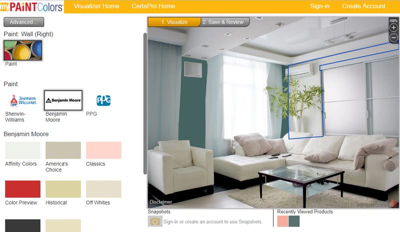 3 aplicaciones web para simulador de pintar casas gratis