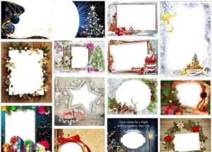 Decorar fotos de Navidad - Loonapix