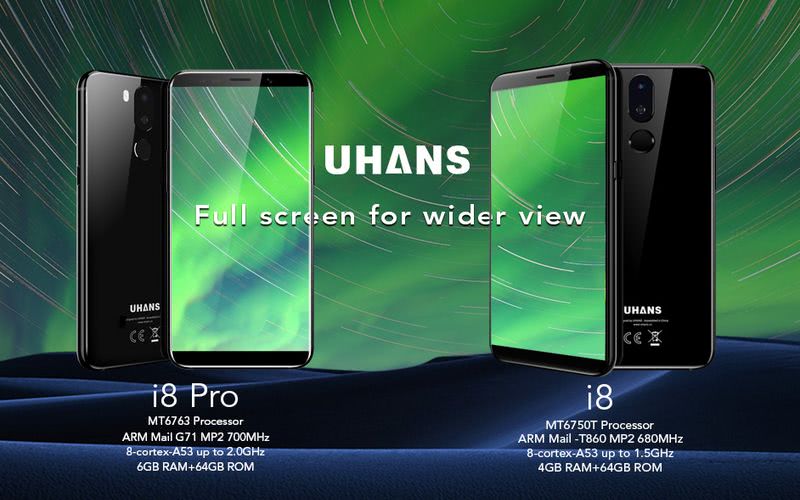 UHANS i8 Pro: pronto disponible este teléfono con el último SoC MT6763