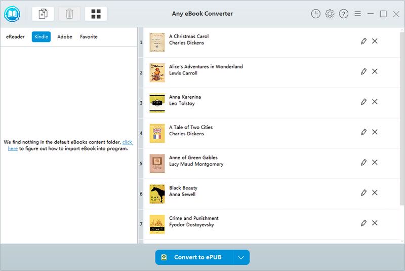 Any eBook Converter mejor convertidor de eBooks para Windows