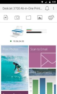 Medir los niveles de tinta con HP Smart