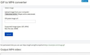 Convertir GIFs en vídeos con EzGif