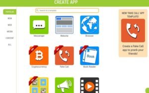 Crear apps y juegos Android con AppsGeyser