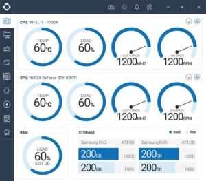 Monitorear el hardware con CAM
