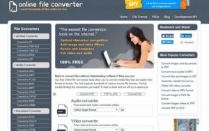 Online file converter