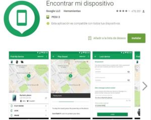 Rastrear tu celular - Encontrar mi dispositivo