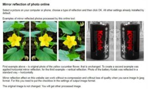 Aplicar efecto mirror - IMGonline