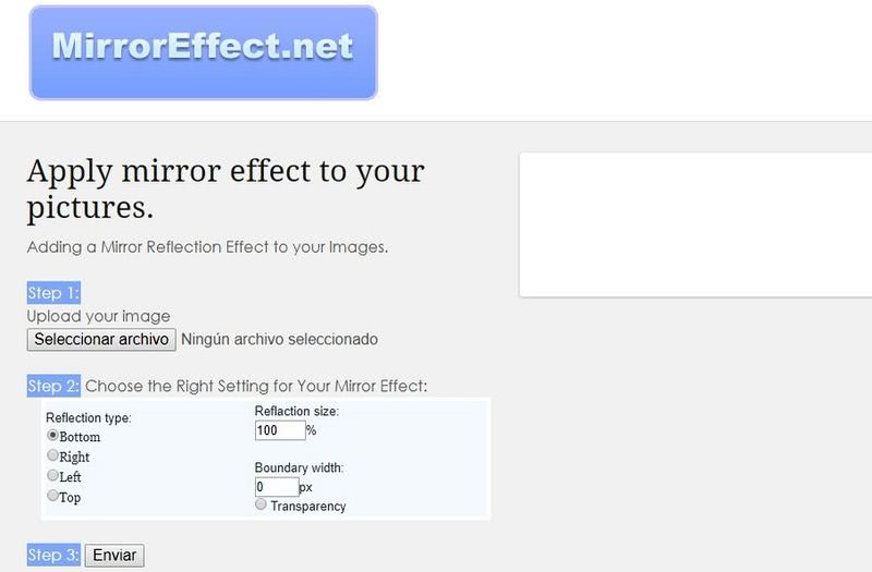 3 páginas para aplicar efecto mirror o espejo a tus imágenes
