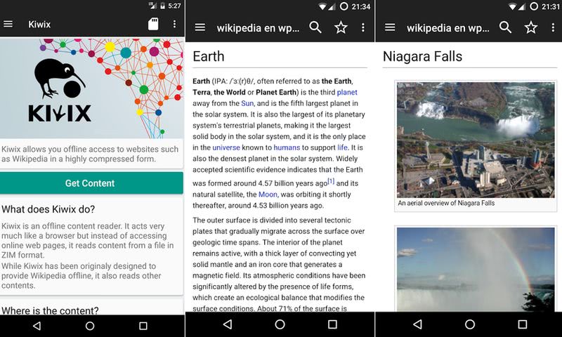 Kiwix: app Android que te ofrece la Wikipedia offline