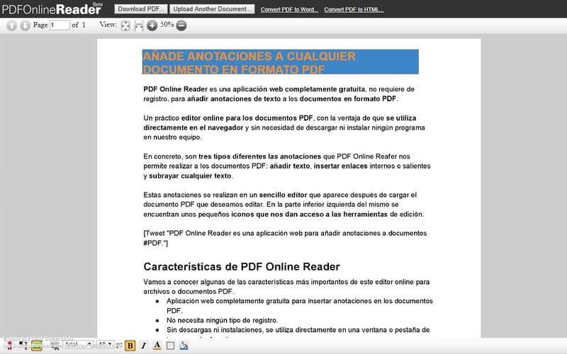 PDF Online Reader