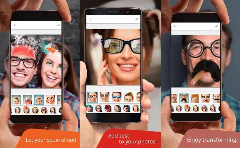 App para cambio de caras en Android