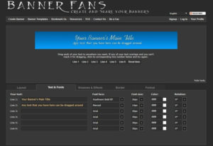 Páginas para crear banners - Banner Fans