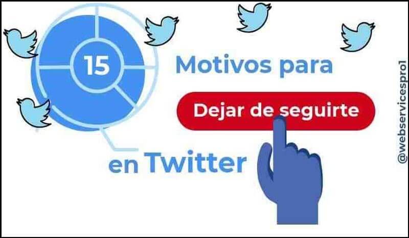 Perder seguidores en Twitter