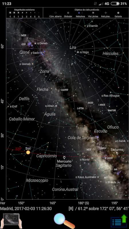 3 Planetarios para Android para descubrir el Espacio