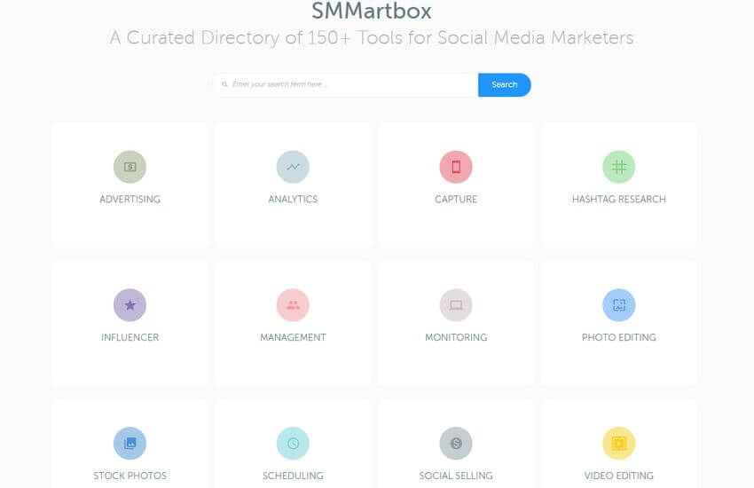 SMMartbox: más de 150 herramientas para Social Media Marketers