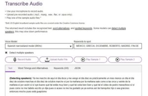 Transcribir audio a texto online