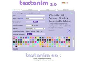 Crear textos animados - TextAnim