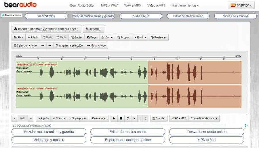 Bear Audio Editor