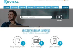 Liberar un teléfono por IMEI en Movical
