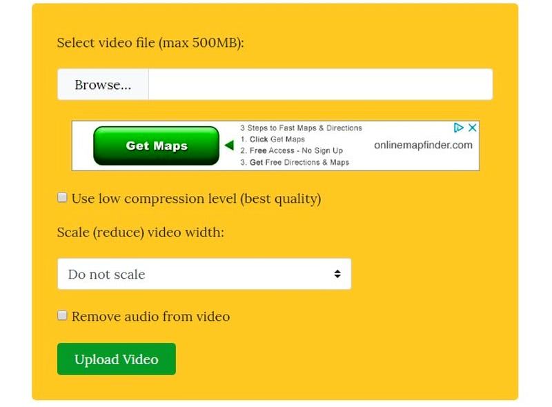 Comprimir video mp4 online