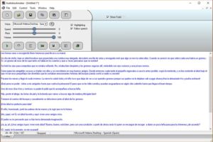Convertir texto en audiolibro