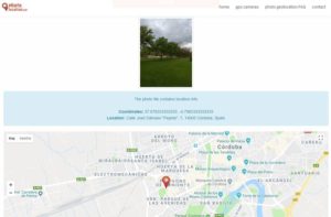 Localización de fotografías