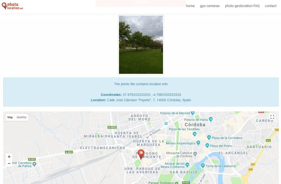 Localización de fotografías