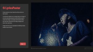 LyricsPoster