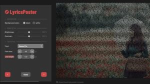 LyricsPoster - editar y descargar
