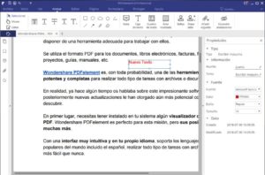 Wondershare PDFelement - crear PDF